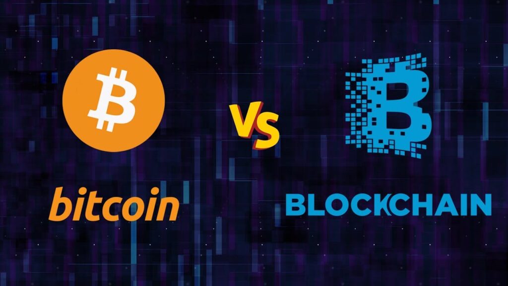 Différence entre la blockchain Bitcoin et la cryptomonnaie Bitcoin